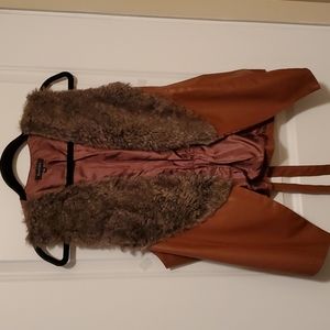 Panitti faux fur vest XL